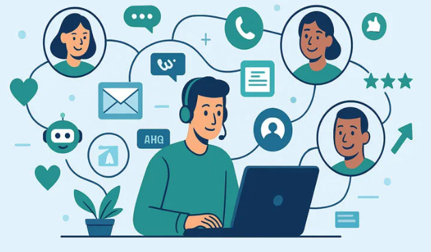 Omnichannel Interface Syncing WhatsApp Instagram Messaging Platforms